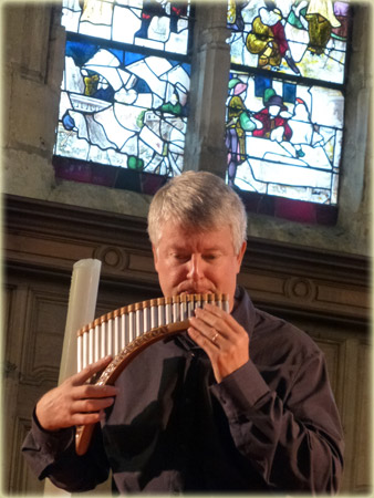 Philippe Husser, flûte de Pan